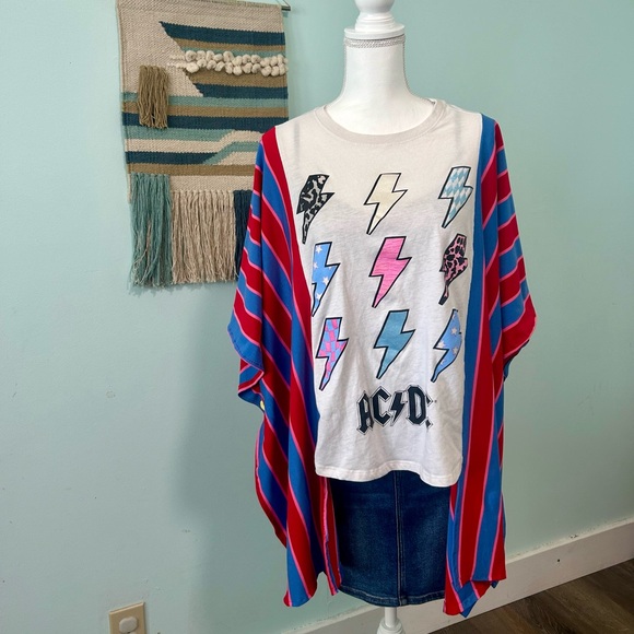 Anthropologie Tops - Upcycled AC/DC Box Top